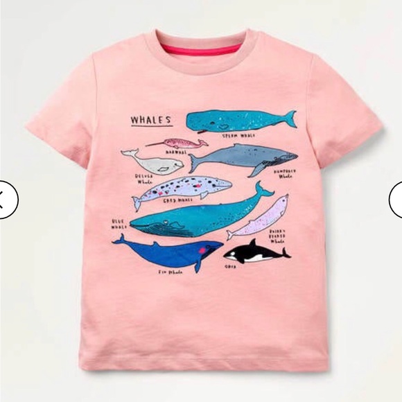 NWT Mini Boden Animal Facts T-Shirt 6-7 - Picture 1 of 3